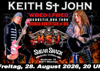 Keith St John am 28.8. im Sugar Shack in München